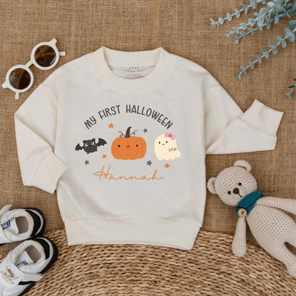 My First Halloween Baby Romper Cute Pumpkin Ghost Infant Outfit Adorable Baby Girl Clothes Spooky Season Gifts Perfect for Fall Celebrations