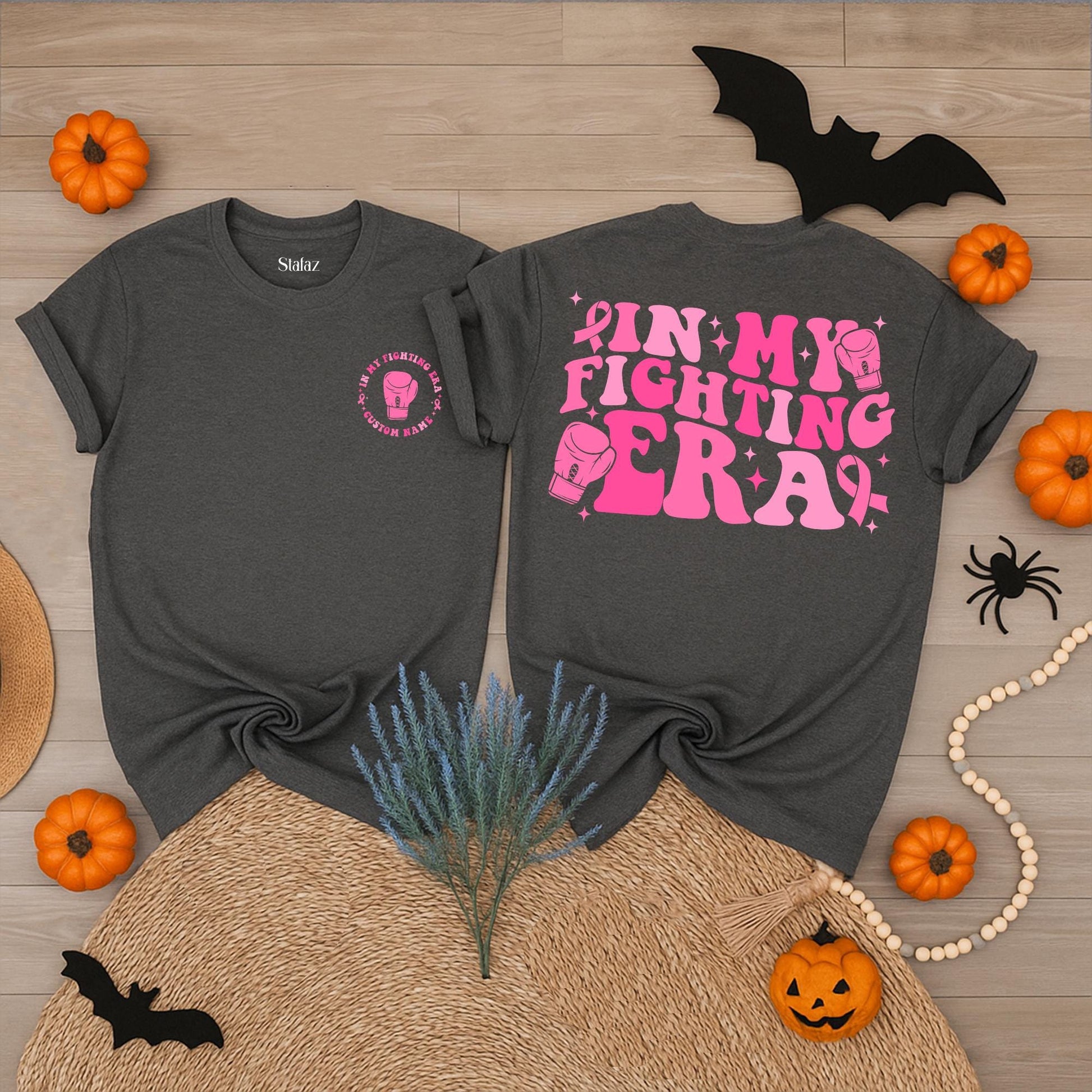 Her Fight Is Our Fight Breast Cancer Awareness Shirt Pink Ribbon Support Gift Survivor Cancer Warrior Tee Comfortable Cotton