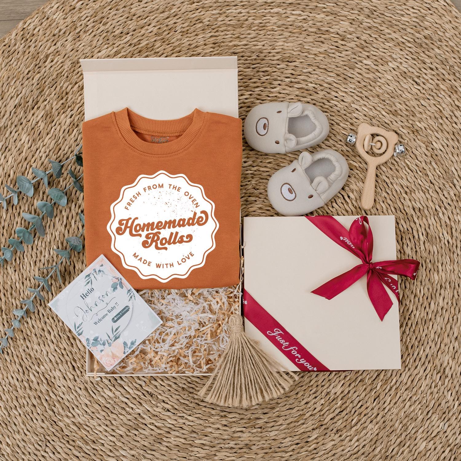Homemade Rolls Romper My Rolls Are Homemade Retro Fall Baby Bodysuit Autumn Kids Clothes Thanksgiving Gift