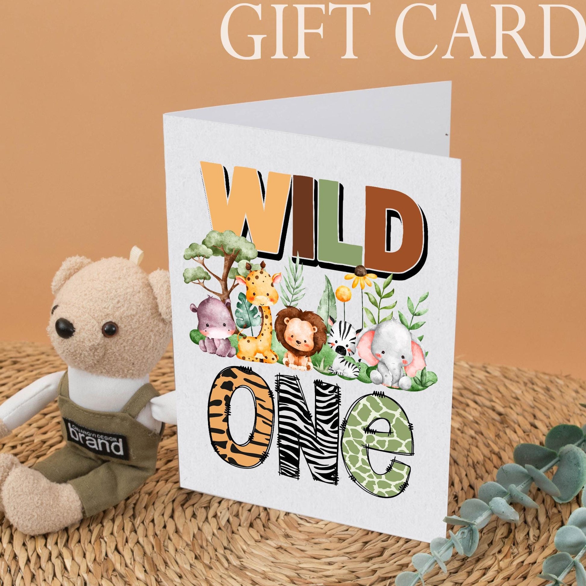 Wild One Safari Birthday Romper Personalized Daylon 01 Jungle Animals Baby Toddler Outfit First Birthday Boy Girl Gift