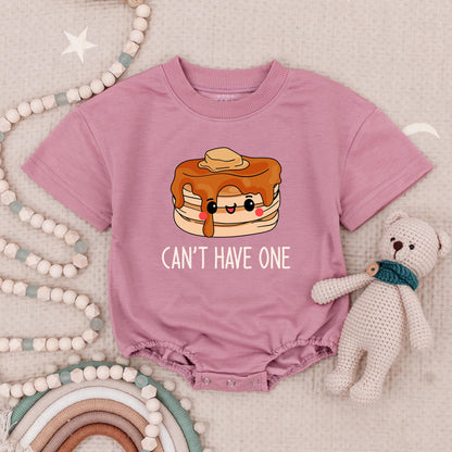 Can't Have One Without The Other Baby Romper Funny Pancake Syrup Twin Gift Cute Foodie Bodysuit