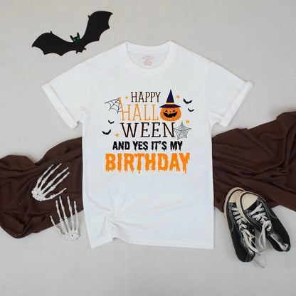 Halloween Birthday Shirt: Spooky & Funny Birthday Tee for October 31st! Cute Pumpkin Witch Outfit, Halloween Party Gift