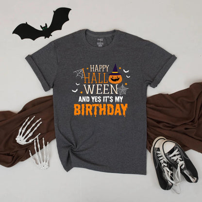 Halloween Birthday Shirt: Spooky & Funny Birthday Tee for October 31st! Cute Pumpkin Witch Outfit, Halloween Party Gift