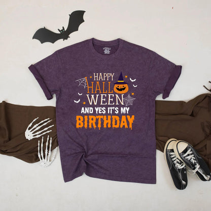 Halloween Birthday Shirt: Spooky & Funny Birthday Tee for October 31st! Cute Pumpkin Witch Outfit, Halloween Party Gift