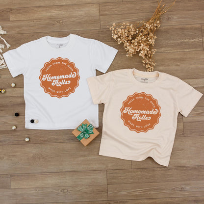 Funny Homemade Rolls Retro Baby Romper Natural Cotton Autumn Toddler Clothes Thanksgiving Day Baby Bodysuit Chunky Infant Gift