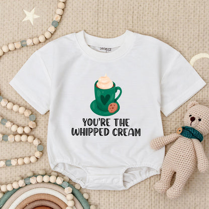 Matching Twin Thanksgiving Rompers 'You're The Whipped Cream To My Pumpkin Pie' Baby Outfits Fall Holiday Bodysuits