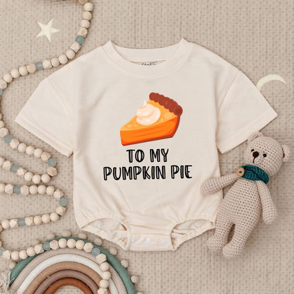 Matching Twin Thanksgiving Rompers 'You're The Whipped Cream To My Pumpkin Pie' Baby Outfits Fall Holiday Bodysuits