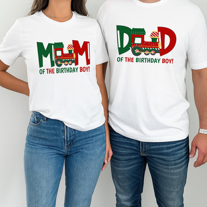 Train Birthday Boy Shirt Custom Name Birthday Train Party Outfit for Kids Matching Family Dad Mom Birthday Train Gifts