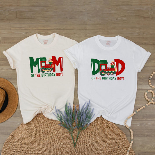 Train Birthday Boy Shirt Custom Name Birthday Train Party Outfit for Kids Matching Family Dad Mom Birthday Train Gifts