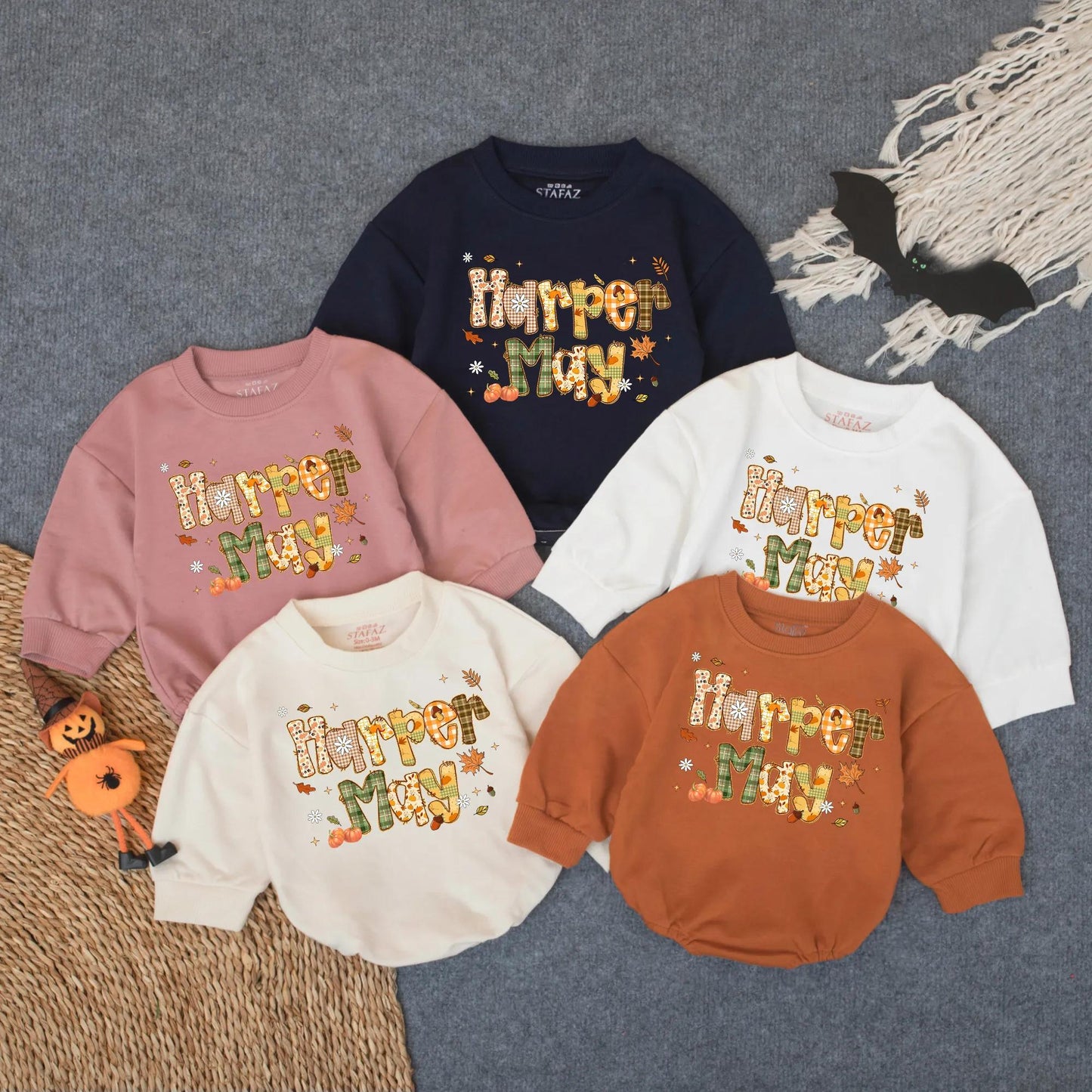 Personalized Thanksgiving Pumpkin Glitter Bubble Romper Girl Outfit Autumn Infant Apparel First Turkey Day Baby Gift Soft Cotton Comfortable
