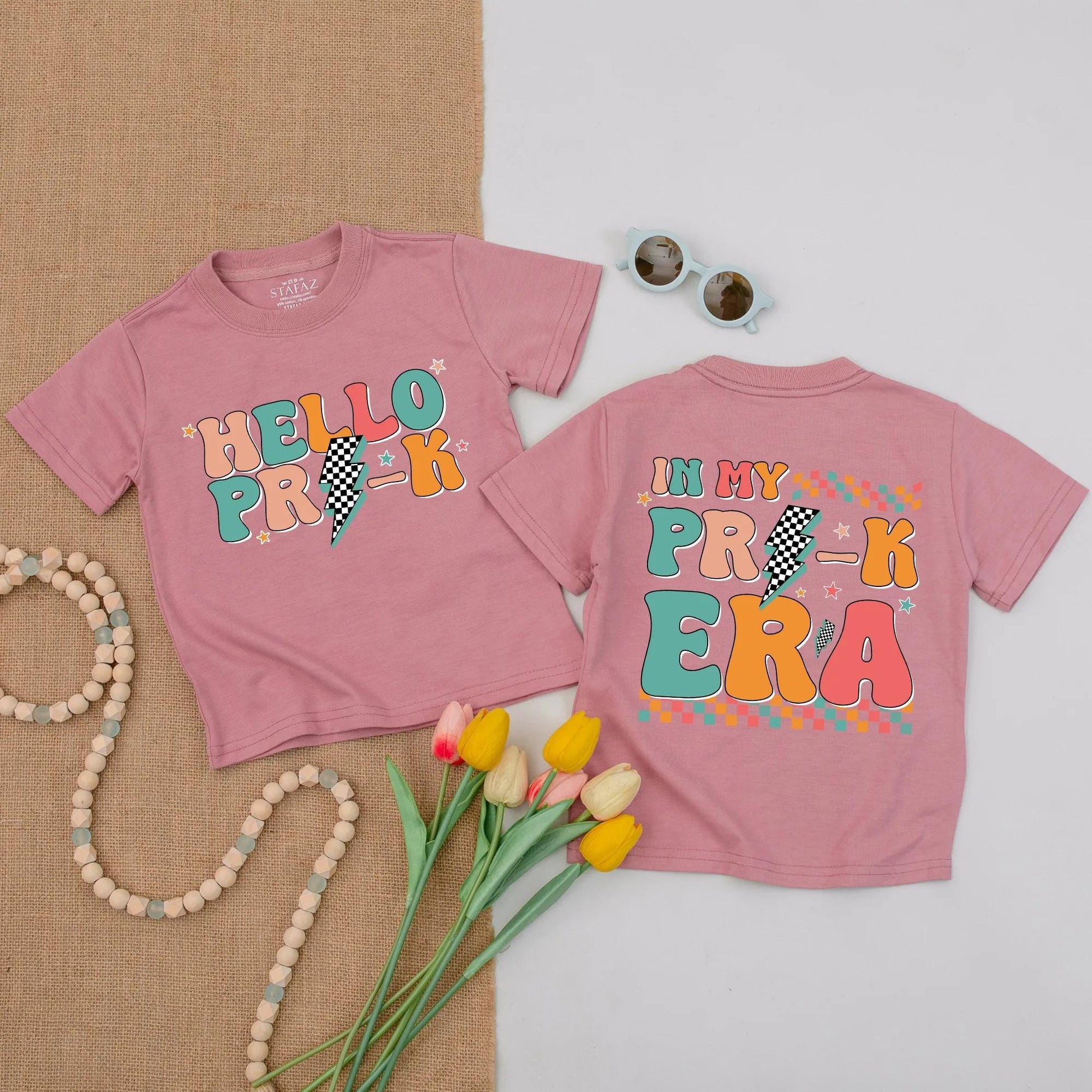 Hello Pre-K Boy Shirt Back to School First Day Preschool Kindergarten Outfit Comfortable Toddler Class Tee Cute School Ready Boy Graphic Gift