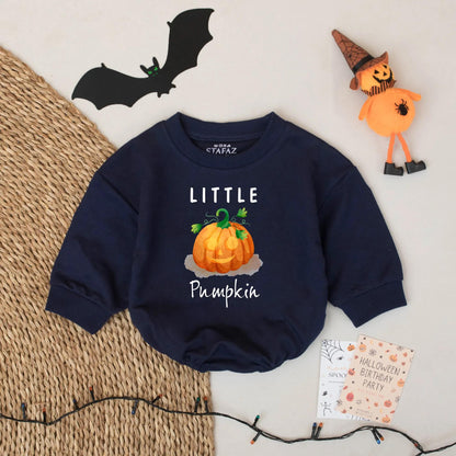 Little Pumpkin Baby Romper - Cute Halloween Outfit for Baby Boy or Girl, Fall Vibes, Cozy Autumn Romper
