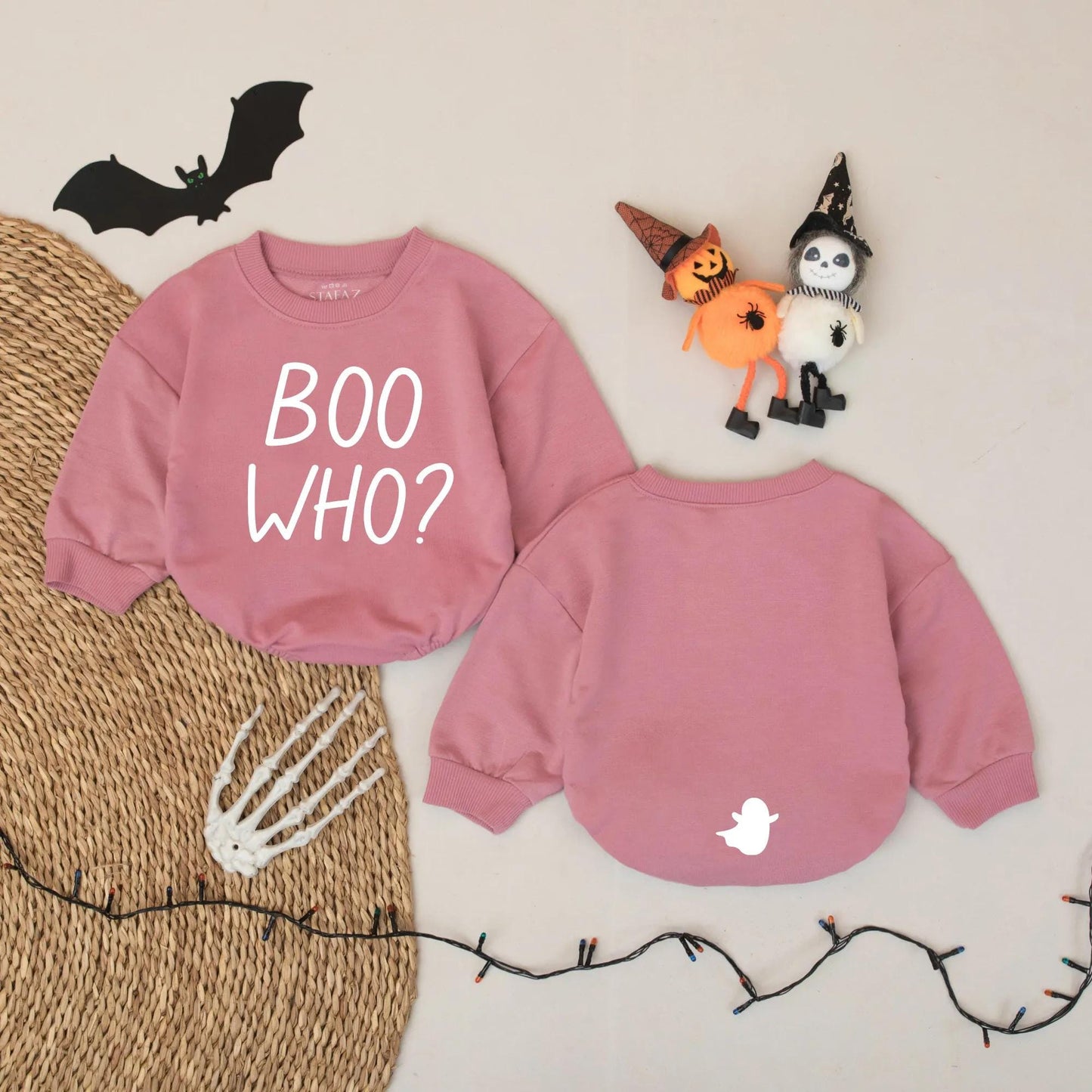 Funny Boo Who Ghost Baby Romper Cute Halloween Outfit for Boys Girls Adorable Spooky Season Gift for Infants Toddlers