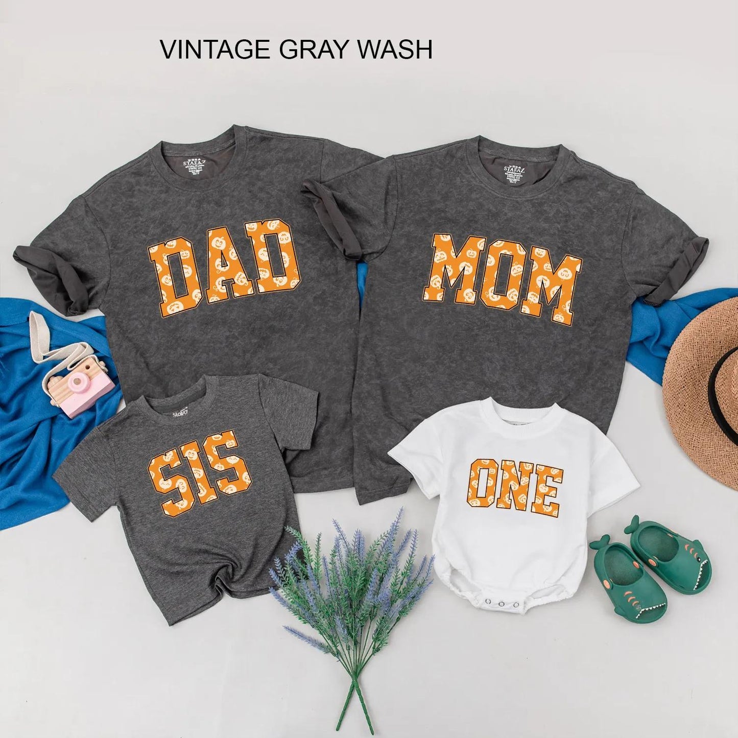 Matching Pumpkin Family 1st Birthday Shirts - Halloween Party Outfits for Baby & Toddler Girl - Fall Matching Shirts, One Year Old Gift