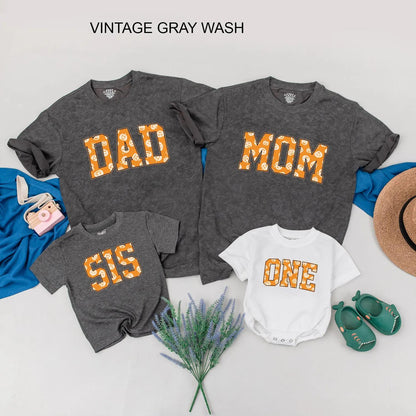 Matching Pumpkin Family 1st Birthday Shirts - Halloween Party Outfits for Baby & Toddler Girl - Fall Matching Shirts, One Year Old Gift