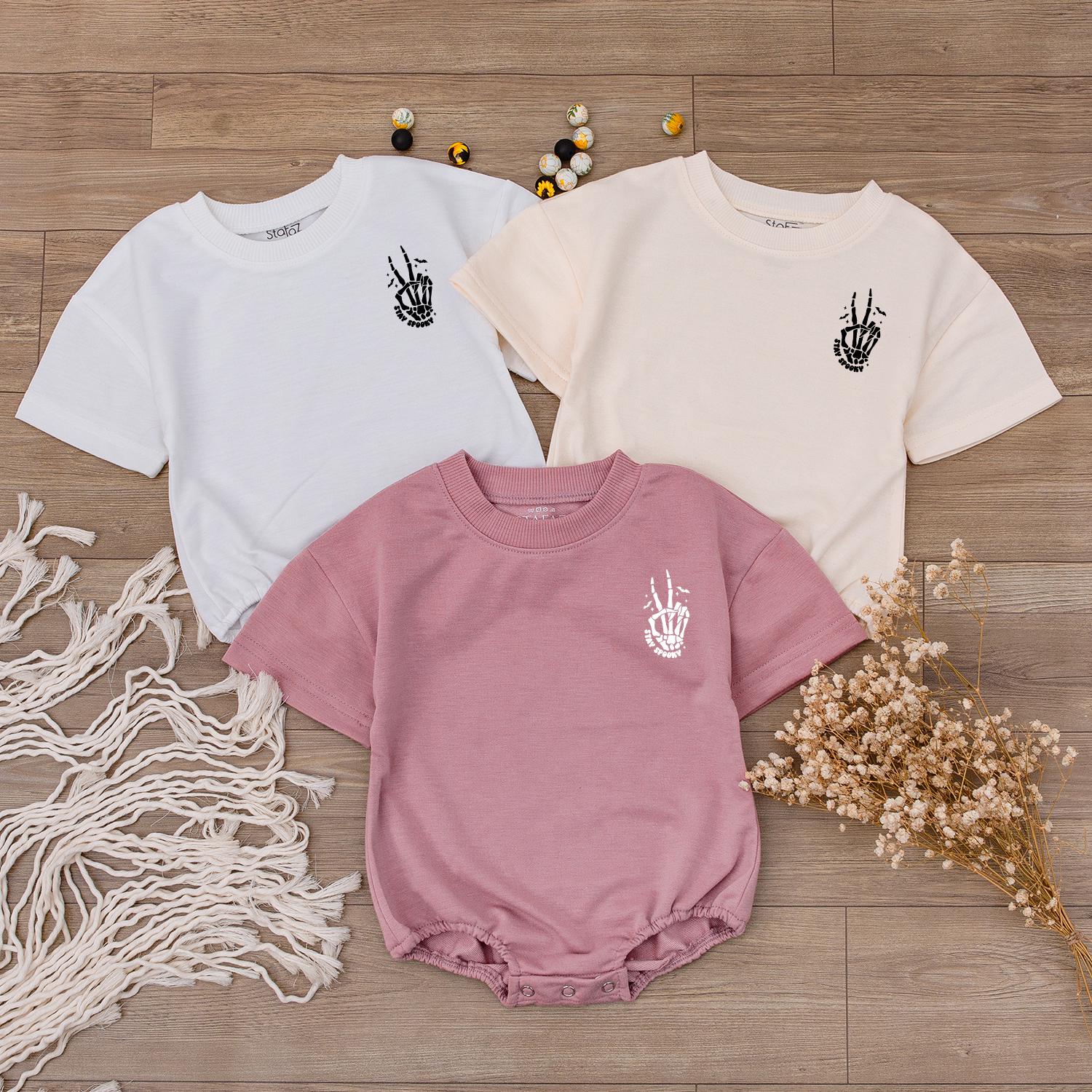 Stay Spooky Skeleton Hands Halloween Sweatshirt for Kids and Toddlers with a Skull Design perfect Fall Party Crewneck Comfortable Gift