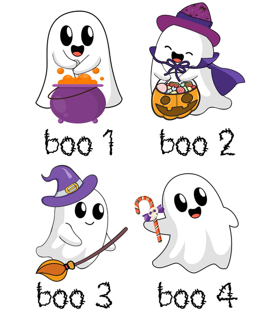 Amelia's Ghost Cousin Crew Halloween Outfit Personalized Baby Toddler Romper Spooky Family Matching Boo Crew Shirt