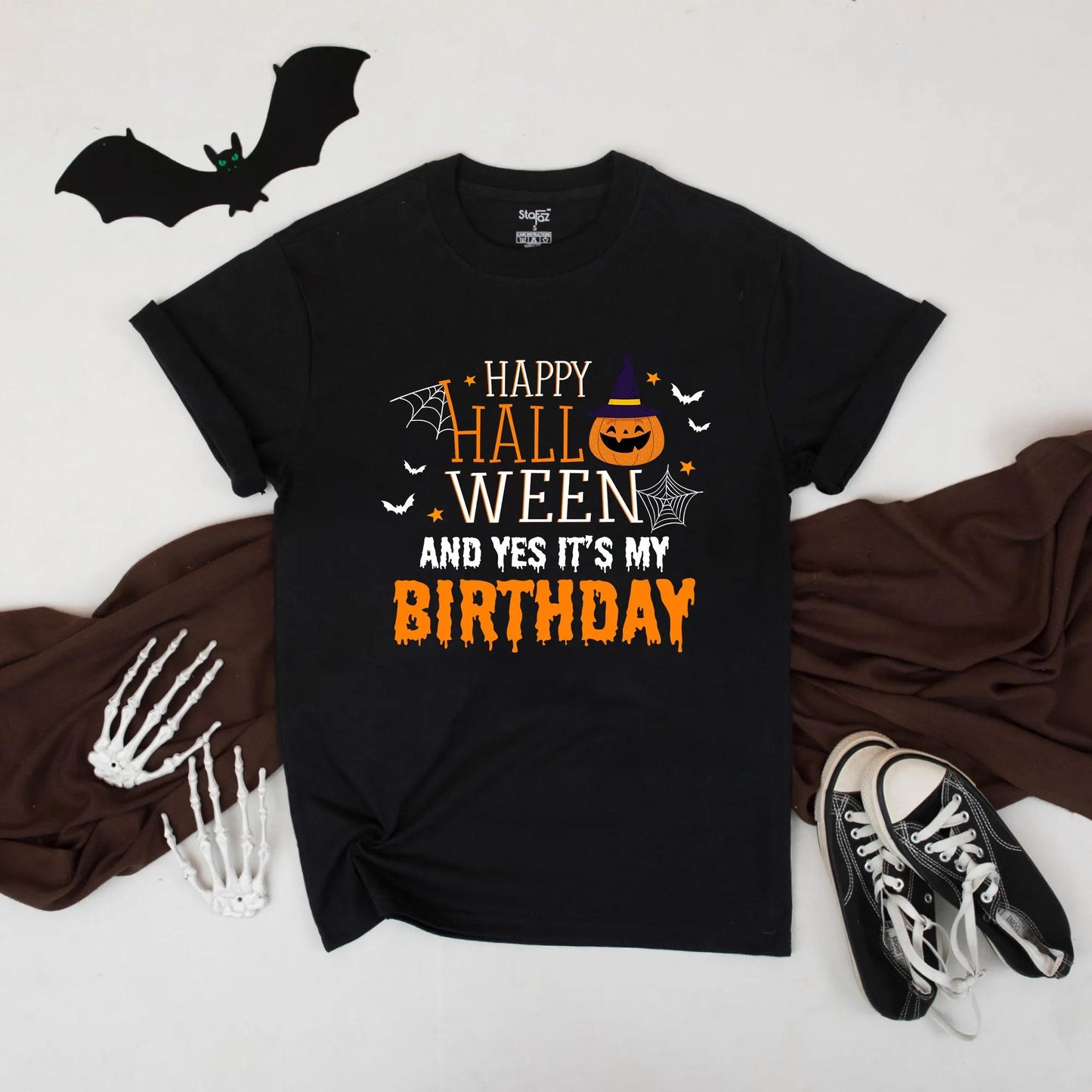 Halloween Birthday Shirt: Spooky & Funny Birthday Tee for October 31st! Cute Pumpkin Witch Outfit, Halloween Party Gift