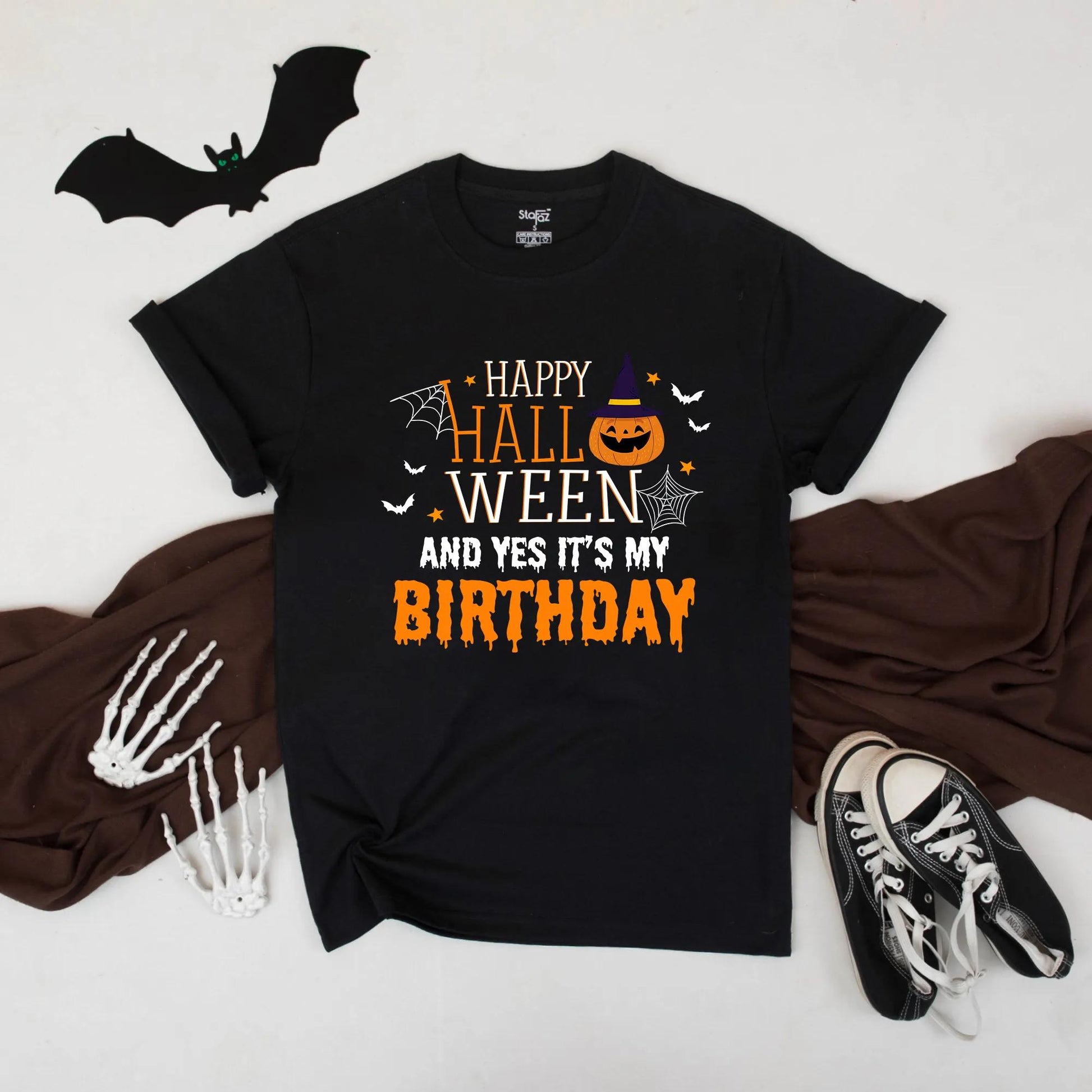 Halloween Birthday Shirt: Spooky & Funny Birthday Tee for October 31st! Cute Pumpkin Witch Outfit, Halloween Party Gift