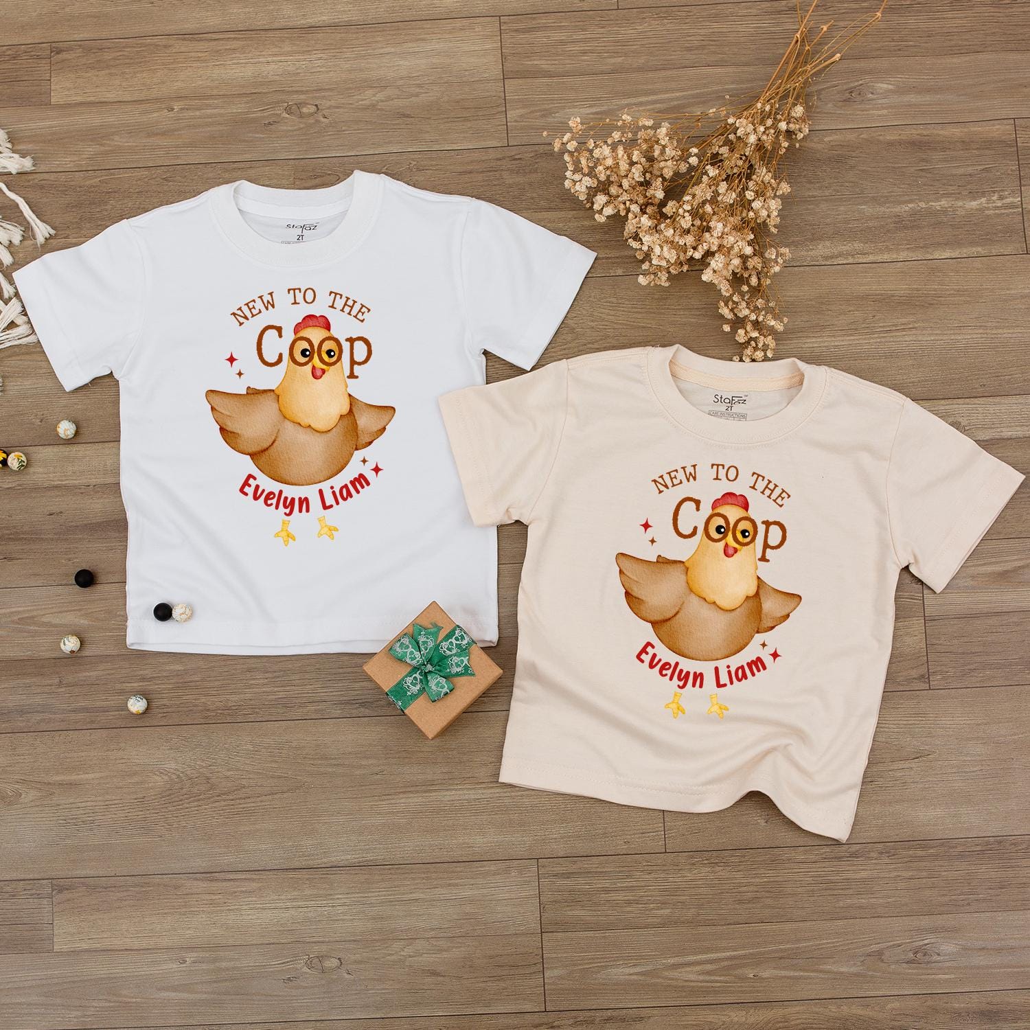 Personalized New To The Coop Baby Bodysuit, Cute Chicken Farm Outfit, Custom Name Newborn Gift, Baby Shower Present, Funny Chick Clothes 138chars