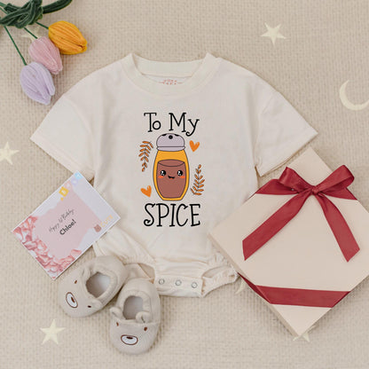 Cute Twins Pumpkin To My Spice Baby Rompers Matching Best Friend Twin Outfits Adorable Halloween Gift for Twins