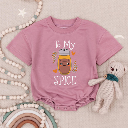 Cute Twins Pumpkin To My Spice Baby Rompers Matching Best Friend Twin Outfits Adorable Halloween Gift for Twins