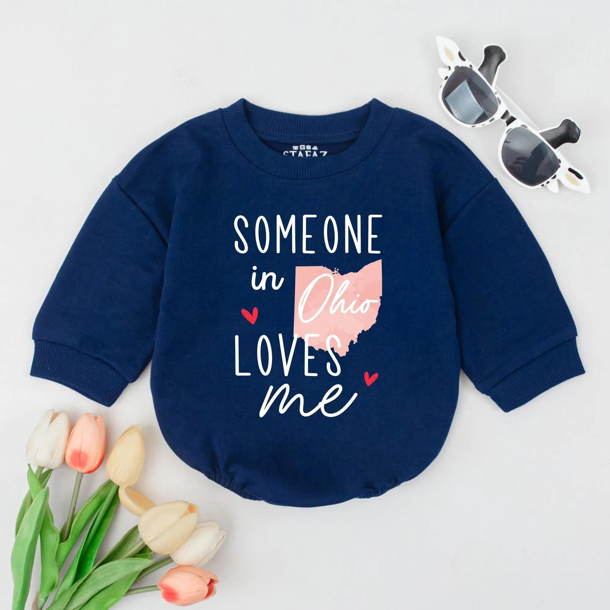 Someone in Texas Loves Me Romper - Cute State Silhouette Baby Outfit, Newborn Gift, Funny Infant Clothes, Baby Shower Present for Texas Babies (139 chars)