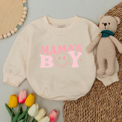 Matching Mama and Mama's Boy Pink Retro Shirts, Mommy & Me Family Outfits, Birthday Gift for Son, Cotton Tee