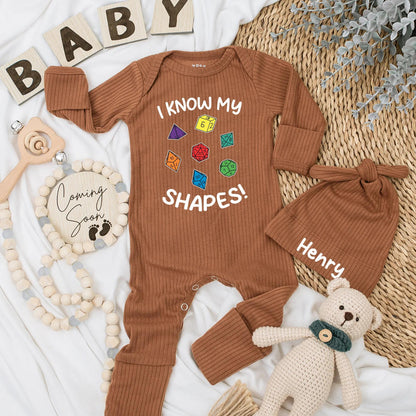 I Know My Shapes Baby Bodysuit Gamer Outfit Dnd Gift Newborn Clothes Baby Shower Gift Baby Boy or Girl D&D Dice Design