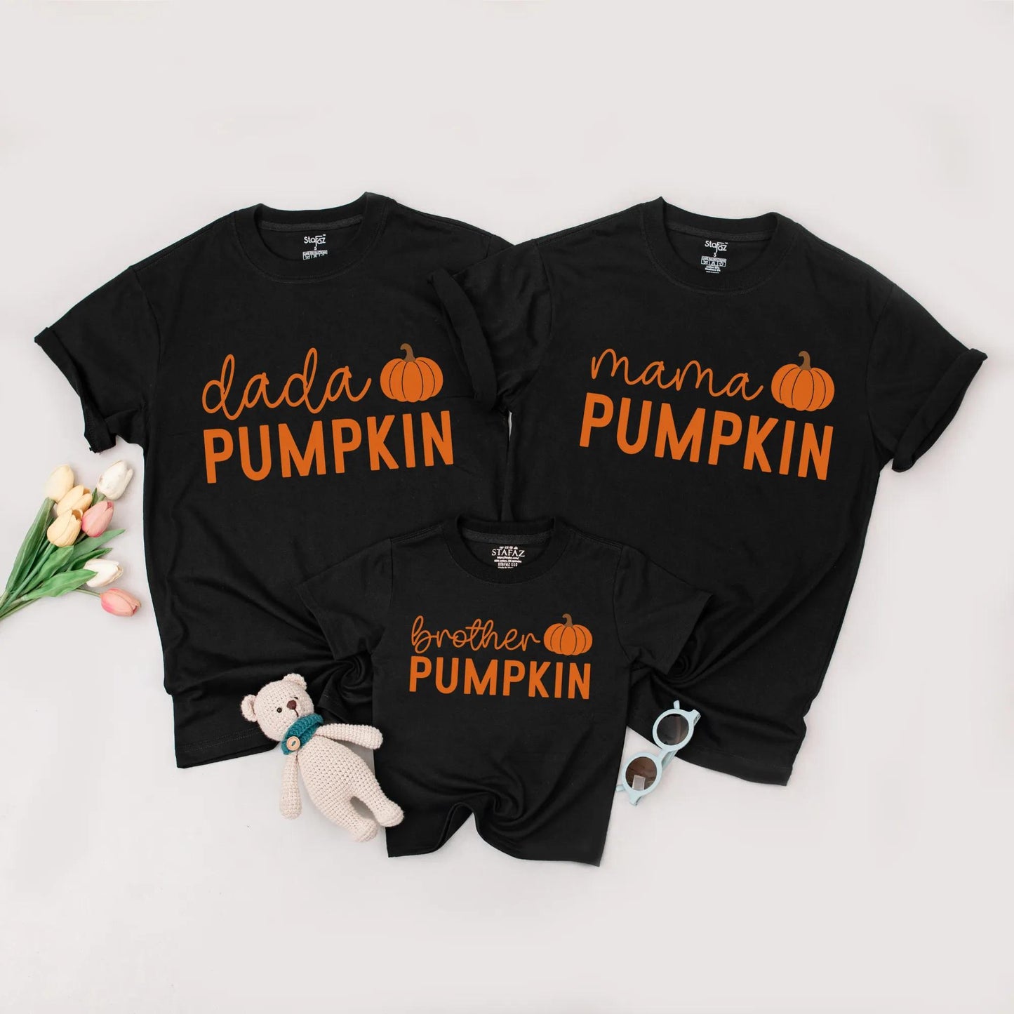 Matching Mama & Mini Pumpkin Shirts, Fall Family Outfit, Cute Mom & Baby Matching Set, Thanksgiving Holiday Shirts