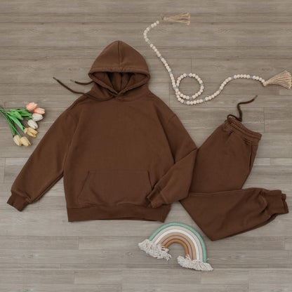 Personalized Roman Numeral Hoodie Set Date Initial Couples Wedding Engagement Anniversary Gift Modern Minimalist Ring Heart Design