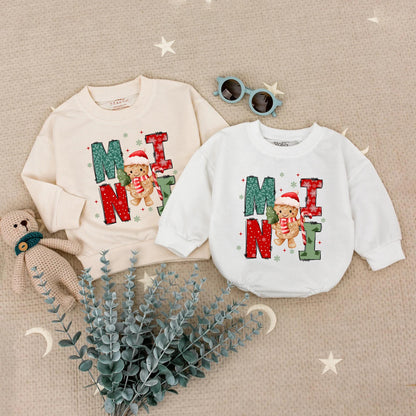 Matching Mama Mini Christmas Sweatshirt Set, Festive Leopard & Snowflake Design, Mommy and Me Holiday Family Outfit, Cute Winter Gift