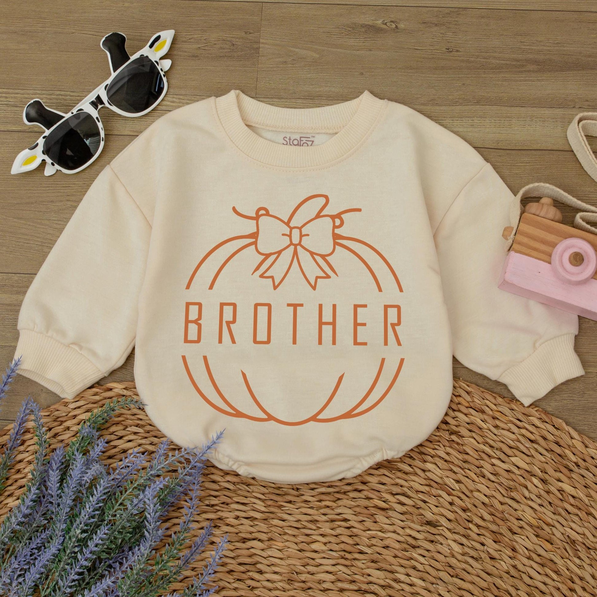 One Little Pumpkin First Birthday Family Matching Sweatshirts Cute Bow Graphic for Mom Dad Brother Sister Toddler Baby Fall Party Outfits
