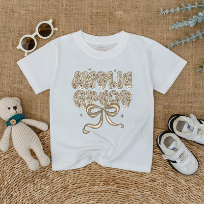 Personalized Amelia Grace Camo Baby Romper, Hunting Outfit with Bow and Flowers, Custom Newborn Girl Clothes, Muted Green, Woodland Shower Gift 135