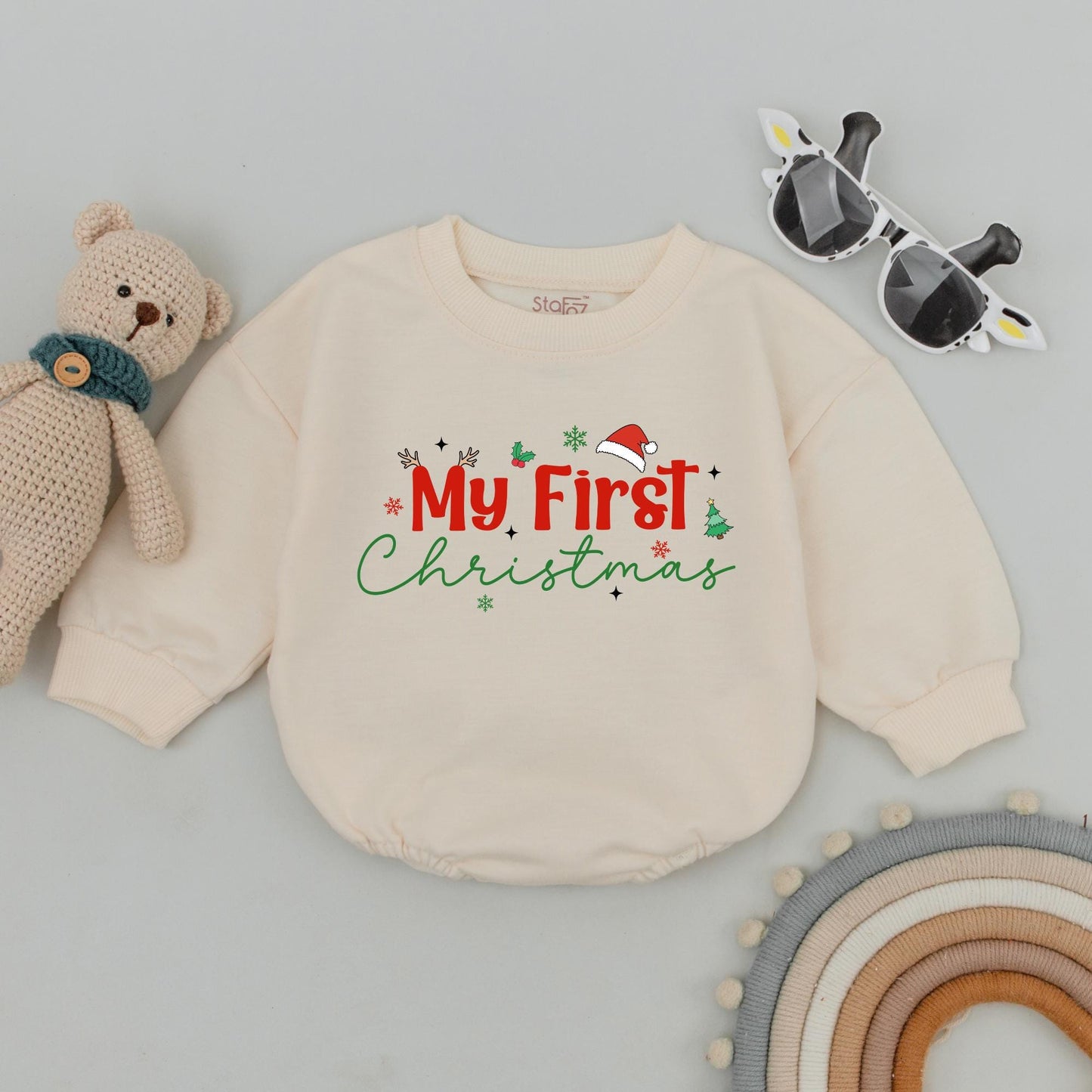 First Christmas As Mama Sweatshirt, Matching Family Holiday Sweaters, Custom Christmas Gift, New Mom Outfit, Festive Mommy and Me Clothing