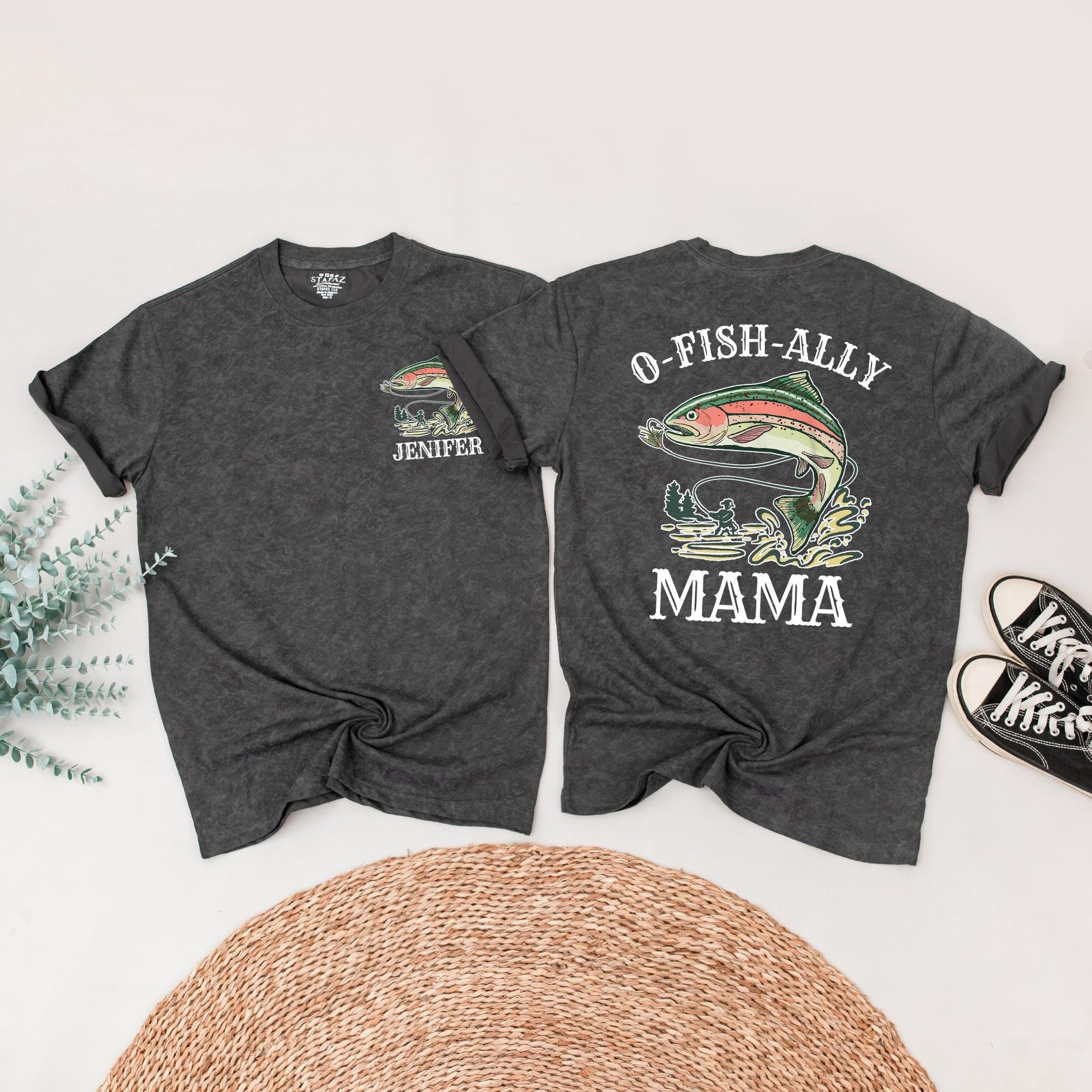 O-Fish-Ally One Birthday Shirt, Fishing First Birthday Outfit for Baby, Personalized with Name, Trout Graphic, Matching Family, Reel Cool Party 139
