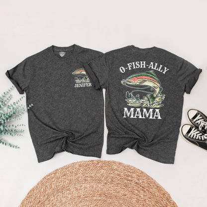 O-Fish-Ally One Birthday Shirt, Fishing First Birthday Outfit for Baby, Personalized with Name, Trout Graphic, Matching Family, Reel Cool Party 139