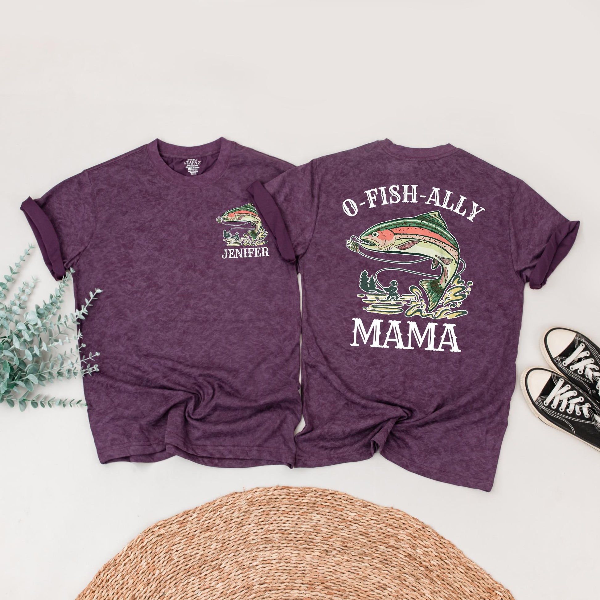 O-Fish-Ally One Birthday Shirt, Fishing First Birthday Outfit for Baby, Personalized with Name, Trout Graphic, Matching Family, Reel Cool Party 139