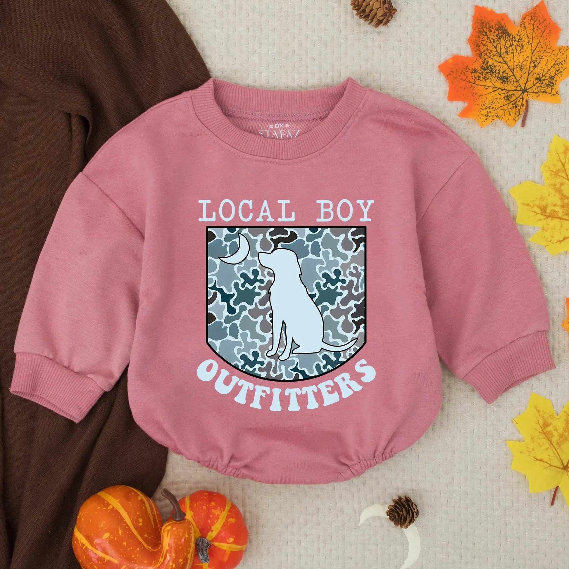 Southern Boy Mallard Duck Hunting Romper Vintage Camo Dog Silhouette Baby Outfit Outdoor Adventure Gift for Little Hunters