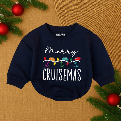 Merry Cruisemess Family Holiday Lights Cruise Sweatshirt Custom Family Christmas Cruise Vacation Fun
