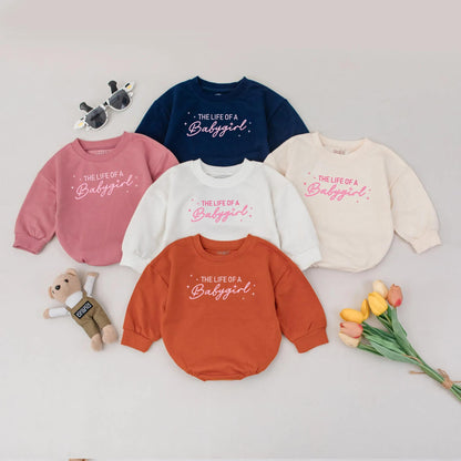 The Life of a Babygirl Romper Starburst Design, Newborn Bodysuit, Coming Home Outfit, Baby Shower Gift, Pregnancy Reveal, Soft Baby Clothes 139