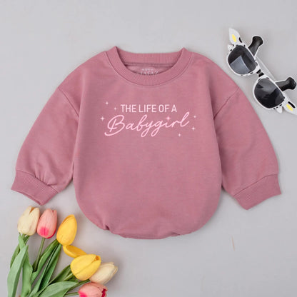The Life of a Babygirl Romper Starburst Design, Newborn Bodysuit, Coming Home Outfit, Baby Shower Gift, Pregnancy Reveal, Soft Baby Clothes 139