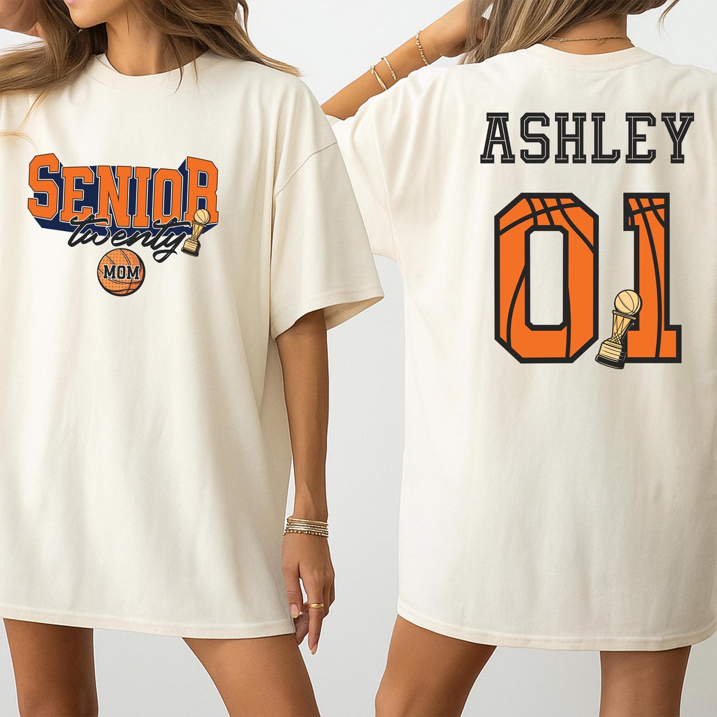 Personalized Class of 2025 Senior Basketball Player Shirt with Custom Name and Number Team Tee Graduation Gift School Spirit Outfit