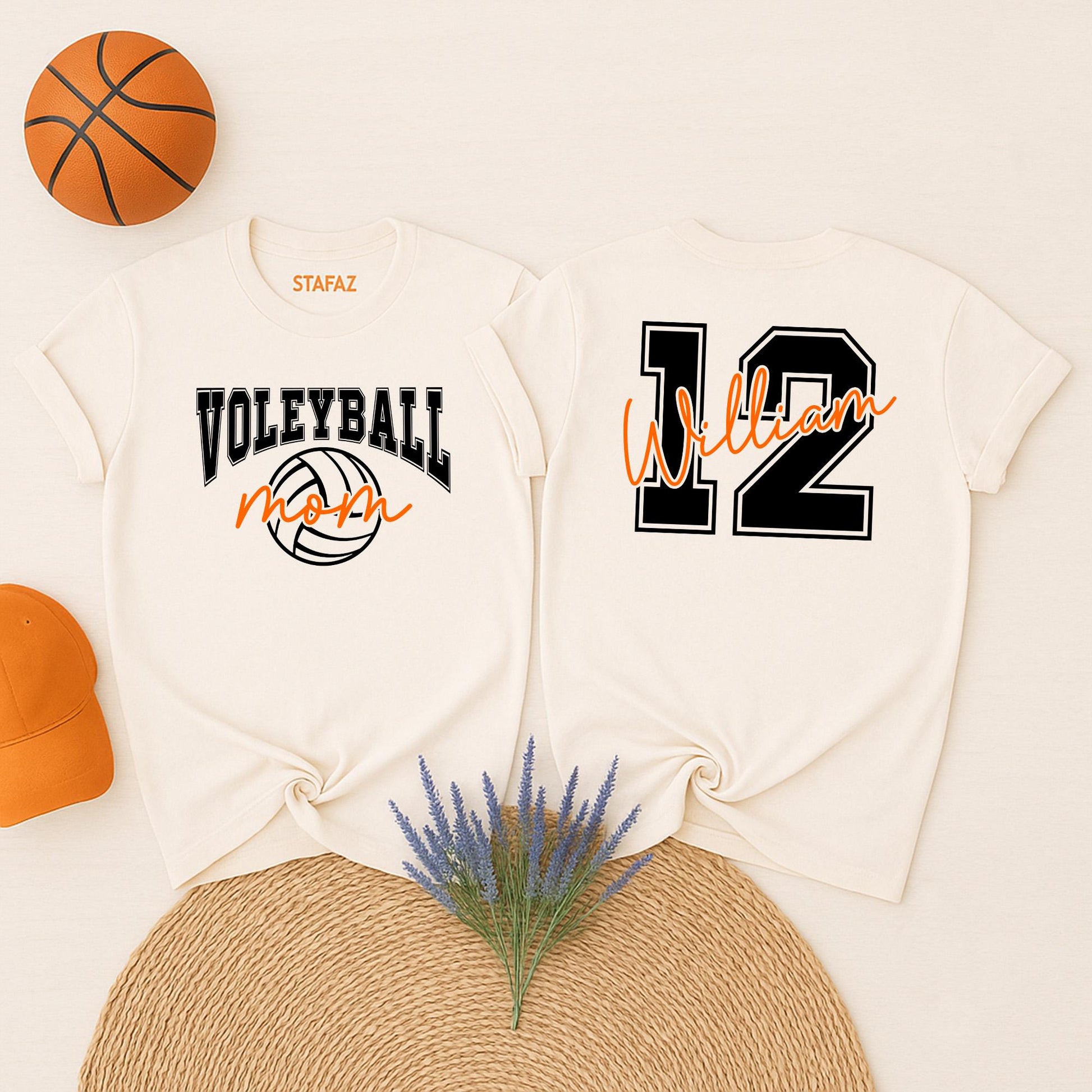 Volleyball Mom Custom Name & Number Bubble Romper Game Day Spirit Wear Personalized Player Gift Toddler Outfit