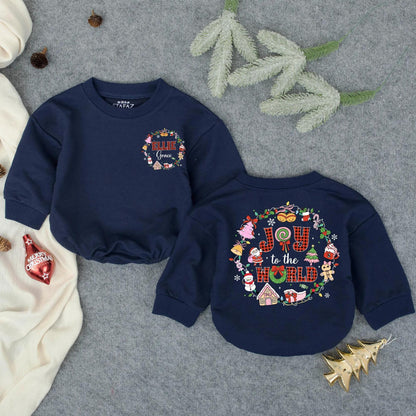 Personalized First Christmas Baby Girl Romper, Custom Winter Outfit for Toddler, Festive Holiday Clothes, Newborn Gift, Christmas Outfit 137