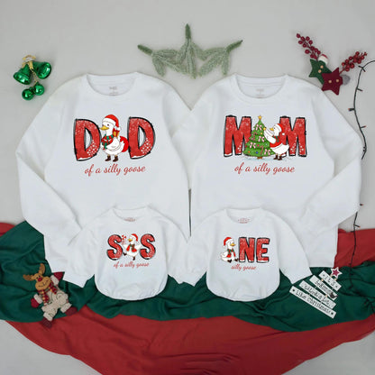 Holly Jolly Vintage Christmas Mommy and Me Custom Name Sweatshirt Mama Mini Matching Family Outfit Cozy Holiday Gift