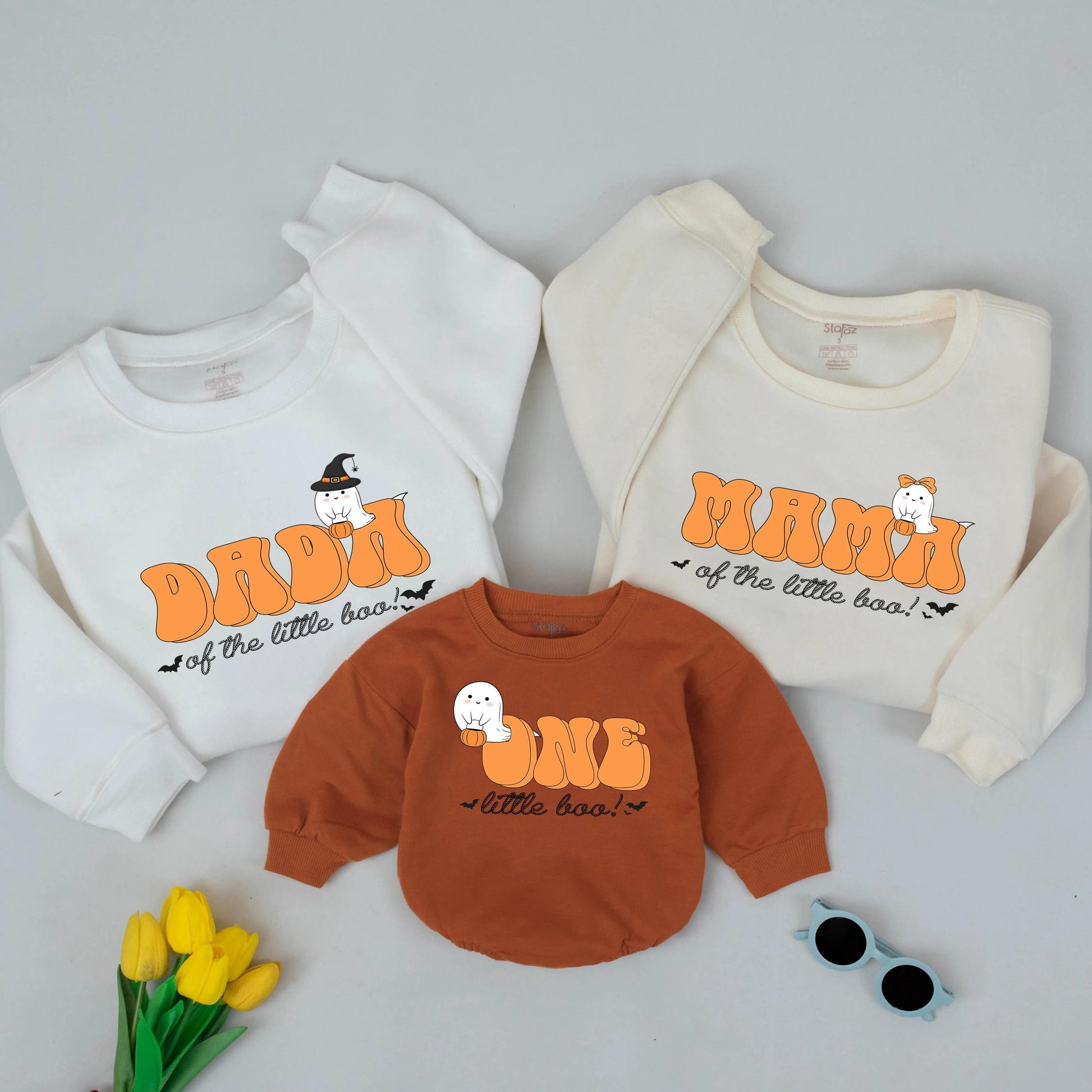 Spooky One Halloween Birthday Mommy and Me Shirts for First Birthday Celebration Mom Dad Kids Tee Spooky Boy Custom Outfit Soft Cotton